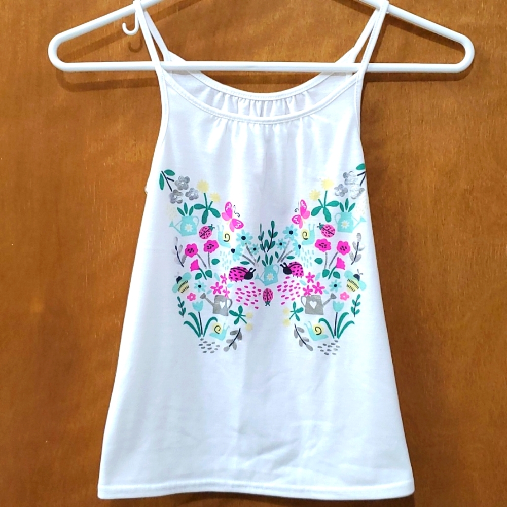 Cynthia Rowley butterfly tank top